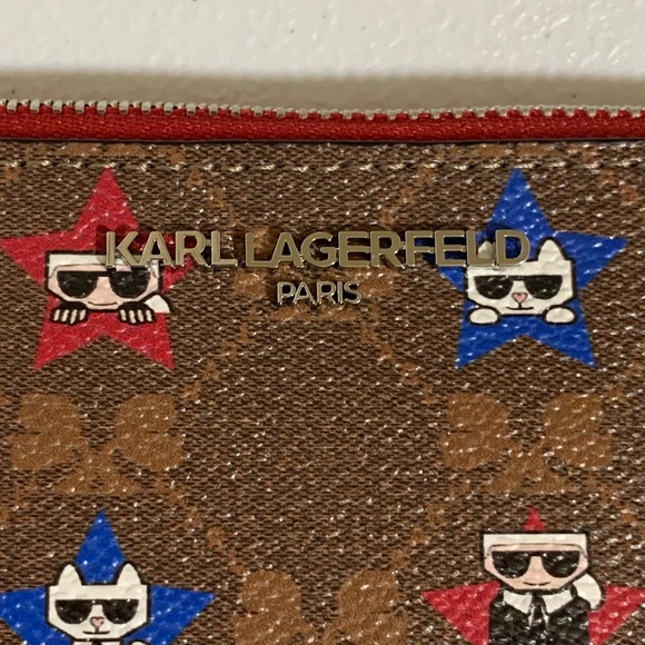 Karl Lagerfeld Paris Maybelle SLG Large Essential Wristlet-NWT - Picture 10 of 12